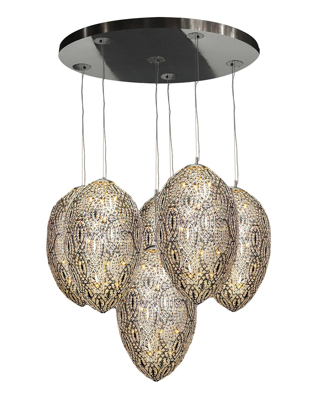 Arabesque Eggs Designer Chandelier