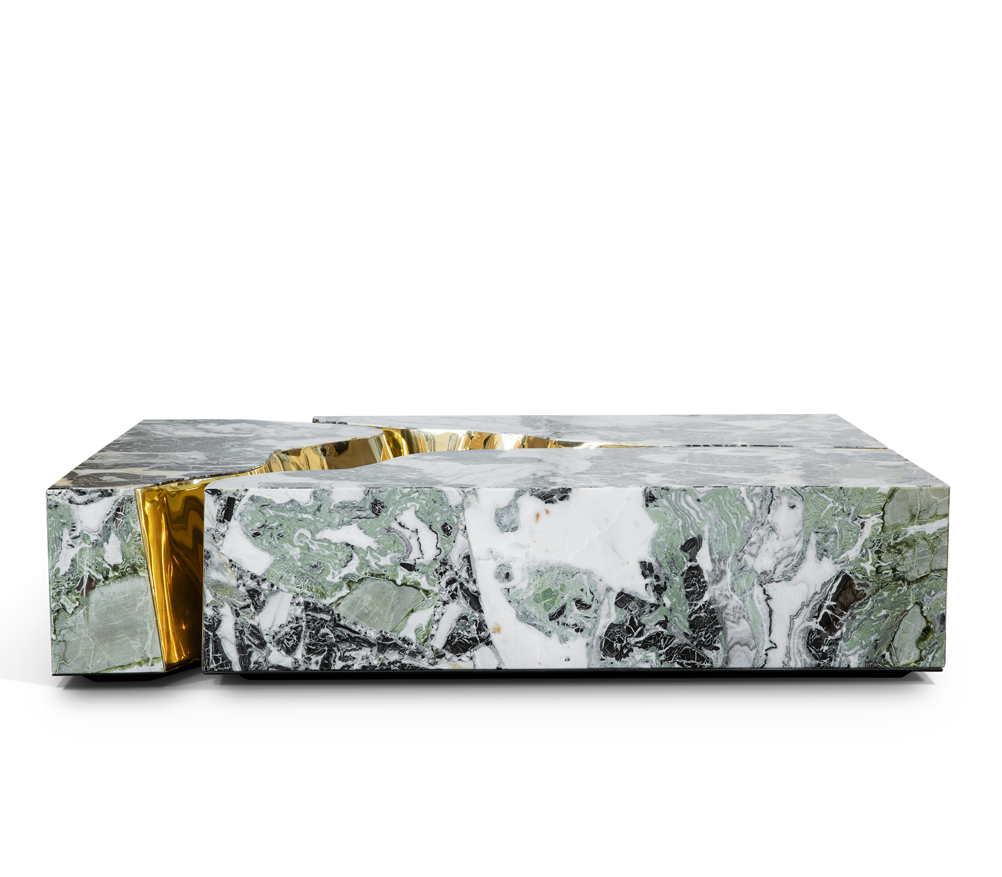 Fissure Marble Accent Center Table