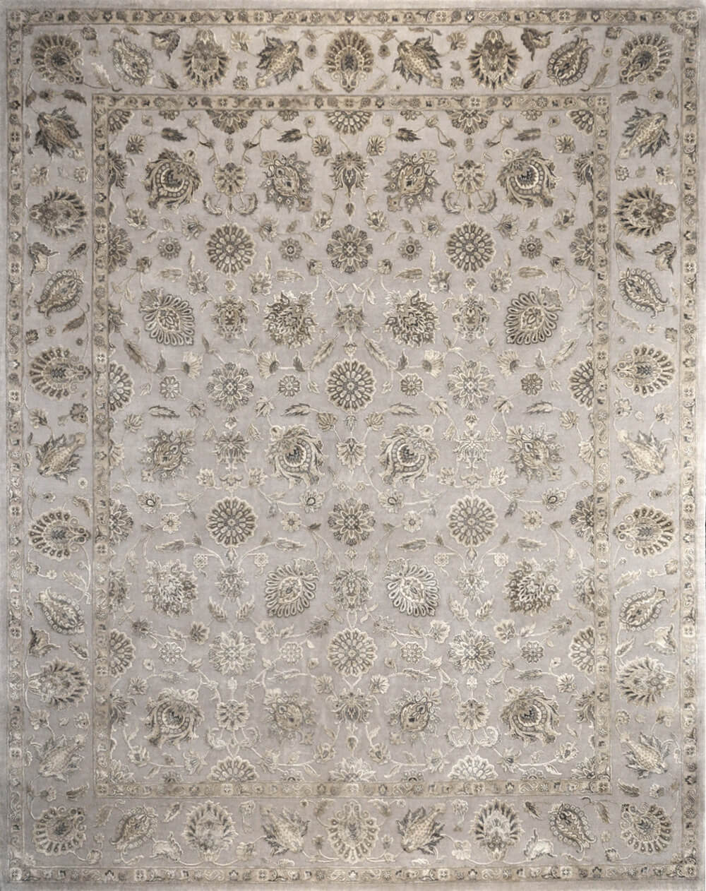 Gayatri Grey Wool Rug
