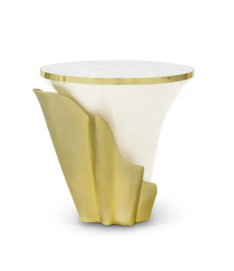 Solstice Mother Of Pearl Side Table