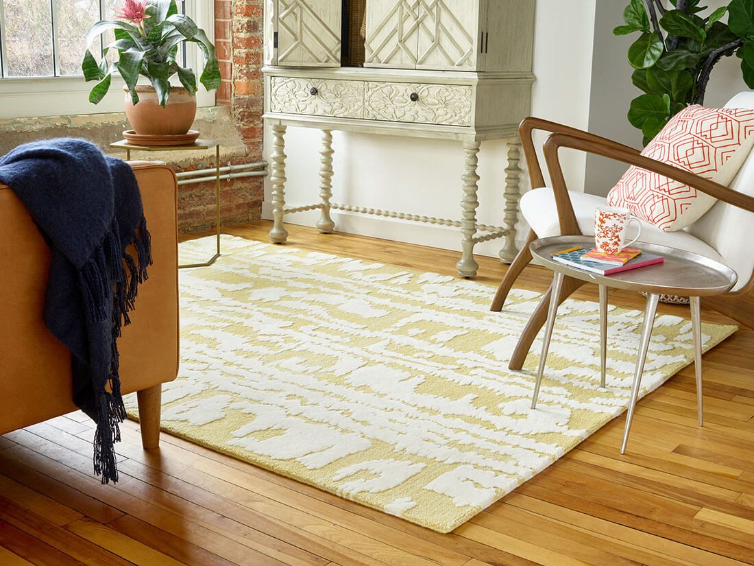 Waterwave Stripe Citron 39906 Rug