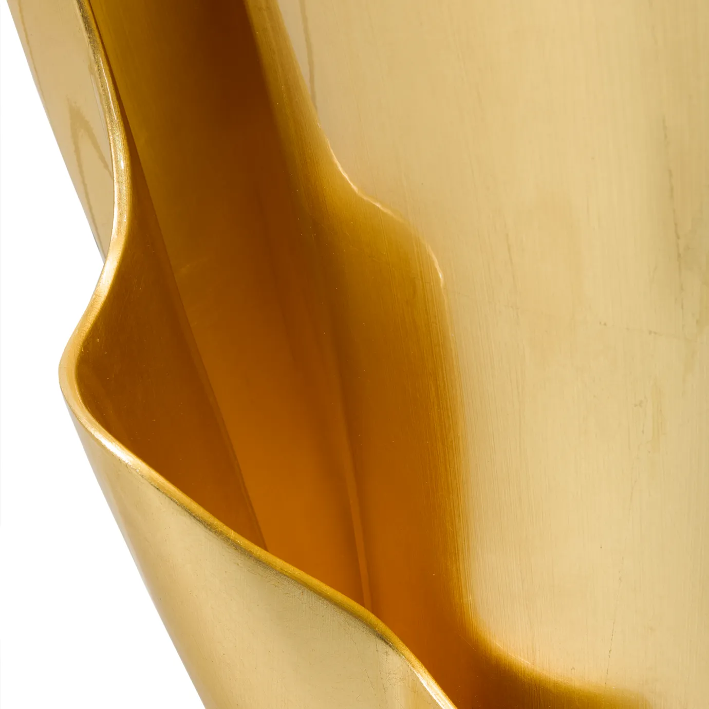Solstice Gold Leaf Side Table