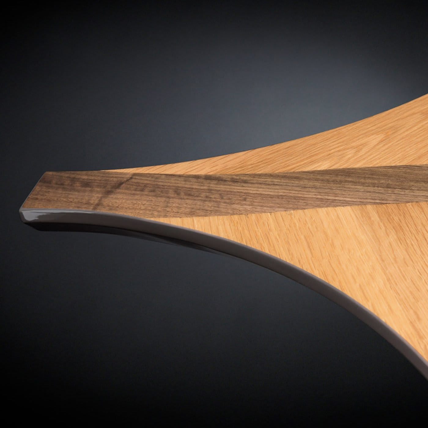 Leaf Dining Table in Wood Finish