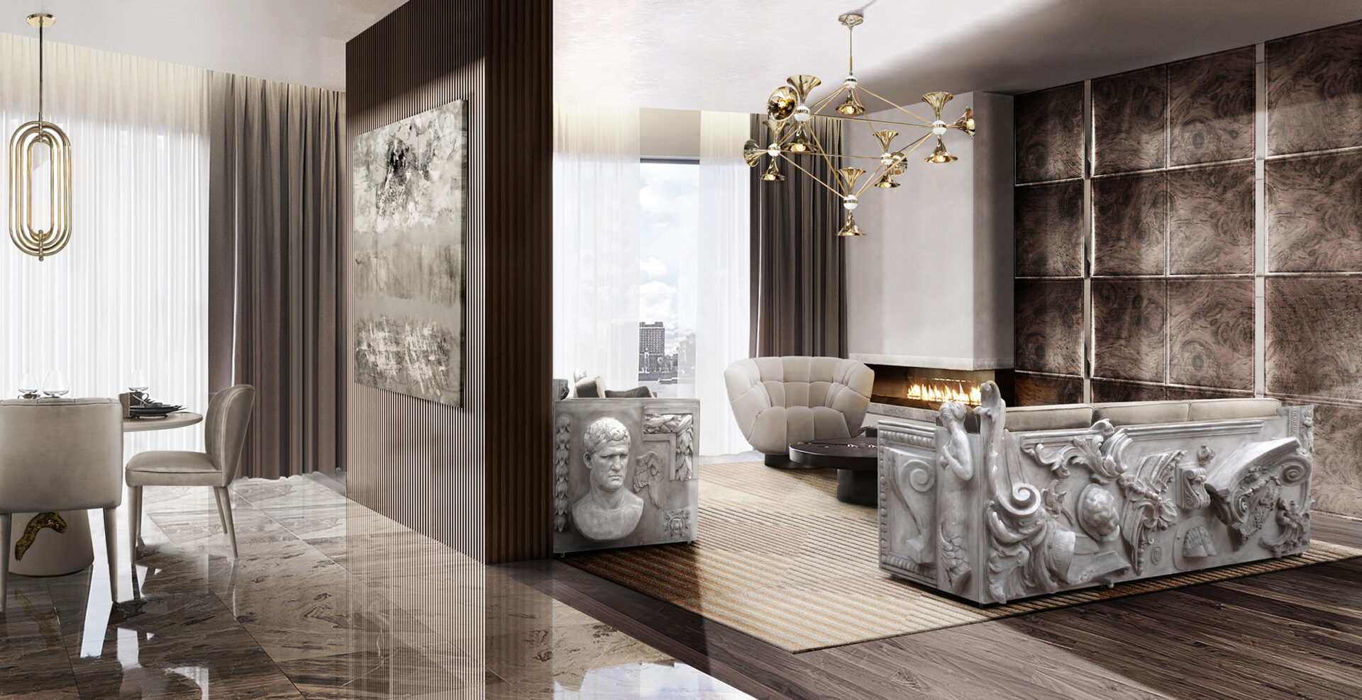 Virtuoso Diamond Suspension Lamp - 5