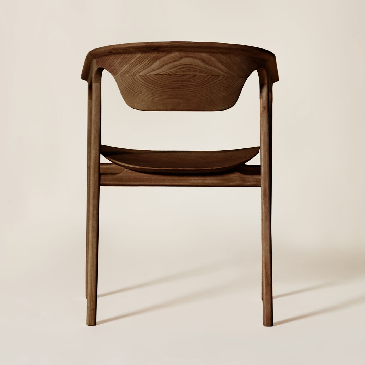 Duna Premium Brown Ash Chair Crafted in Italy