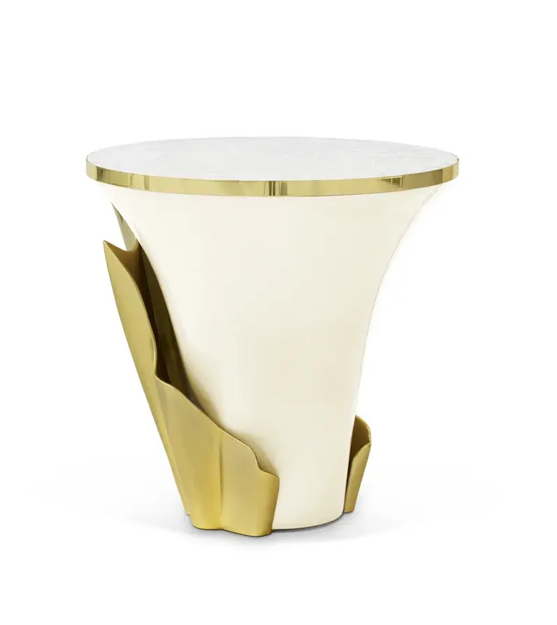 Solstice Mother Of Pearl Side Table