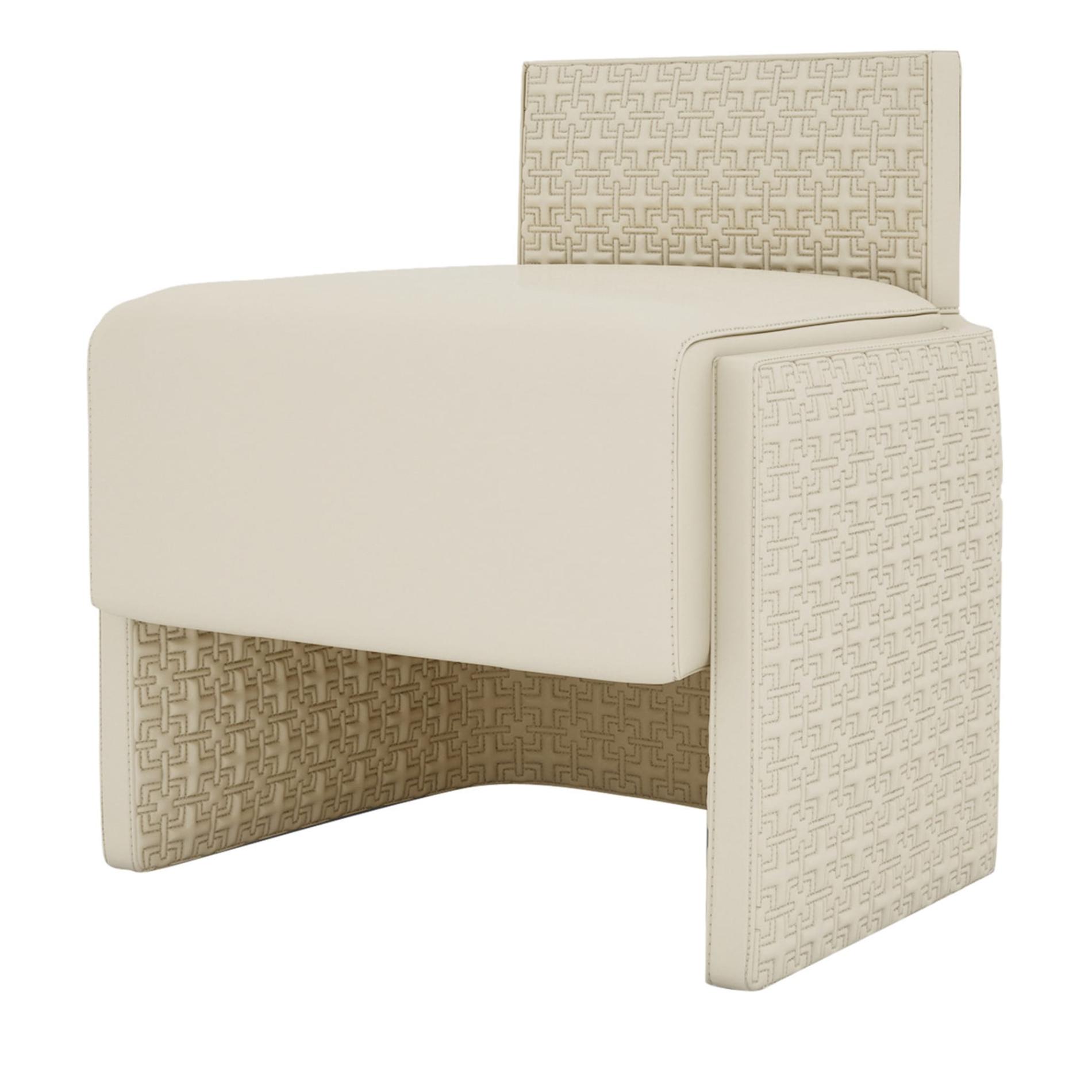 Plaza Beige Italian Armchair