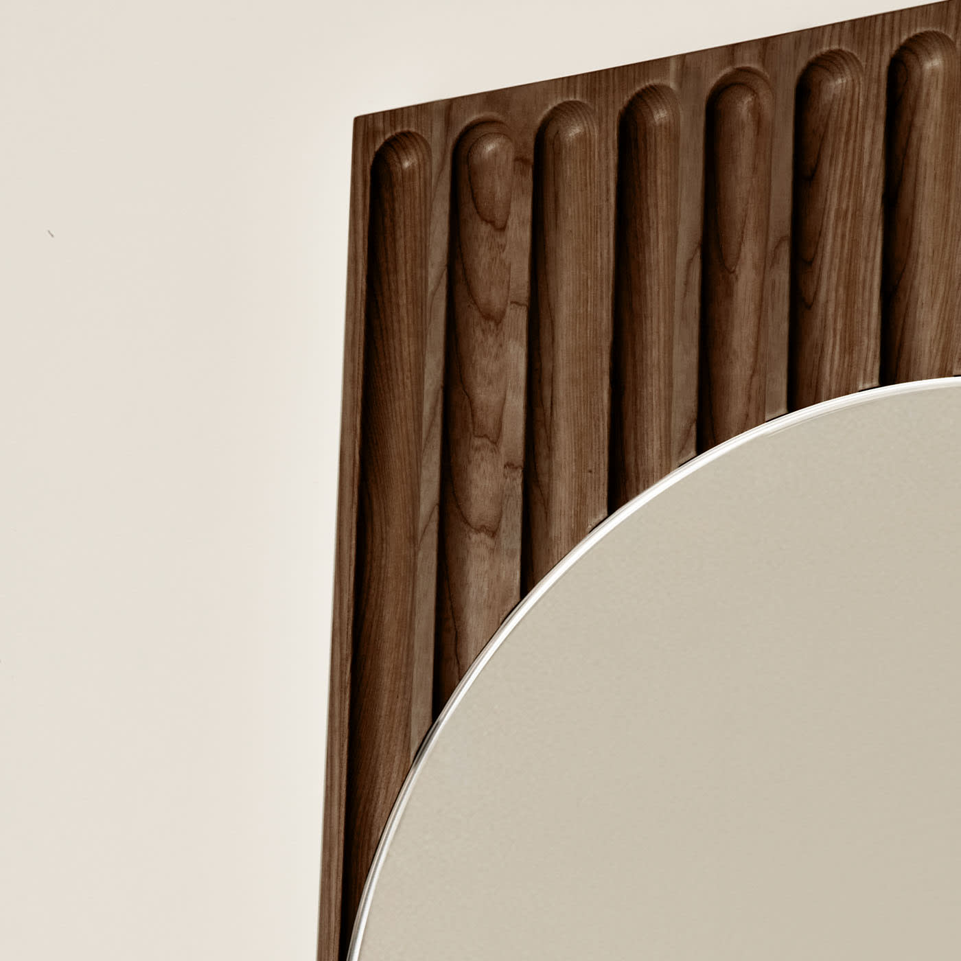 Tutto Sesto Natural Brown Floor Mirror