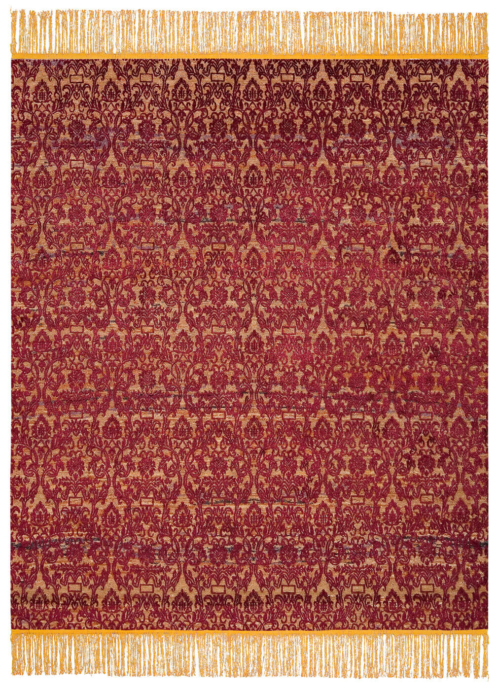Roma Radi Orange Red Rug