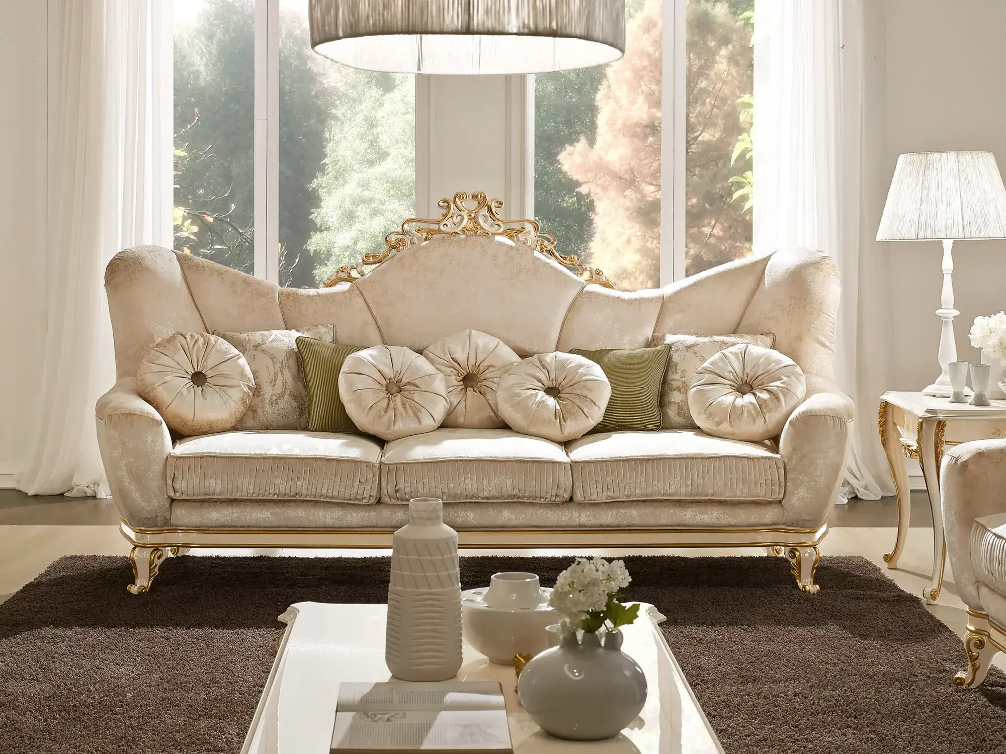 Artisan Crafted Italian Sofa | Configuration: 2-Seat