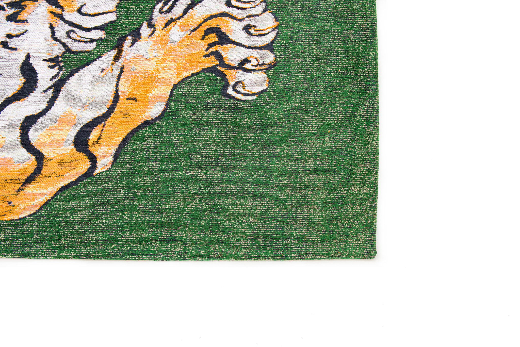 Green On Fire  9388 Rug ☞ Size: 140 x 200 cm