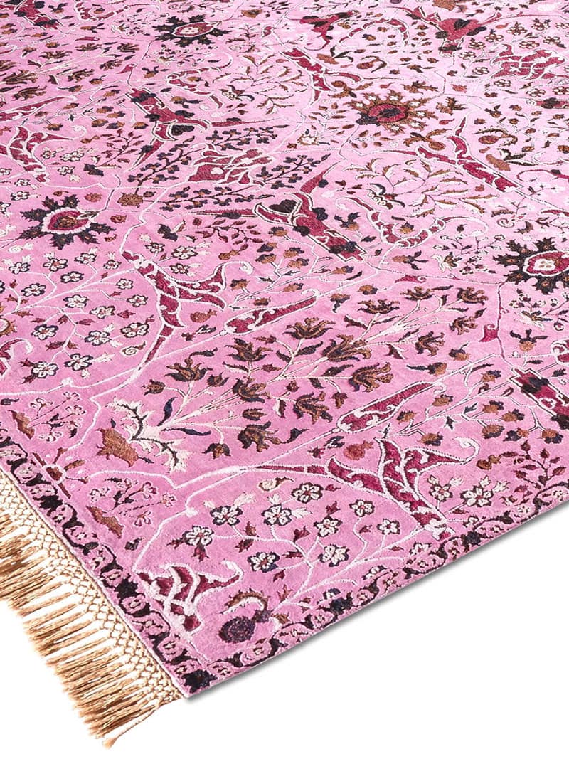 Teheran Pink Handmade Luxury Rug