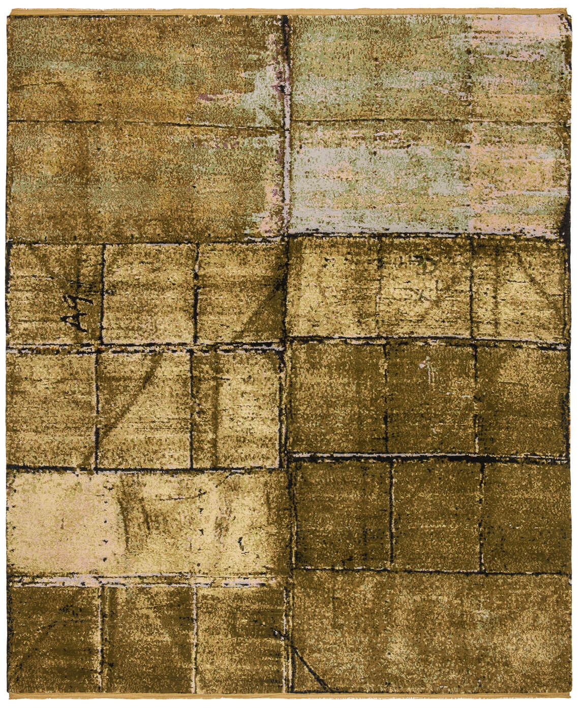 Billboard 1 Green Rug | Size: 200 x 300 cm