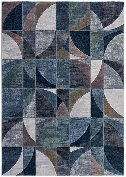 Geometric Machine Woven Rug ☞ Size: 120 x 170 cm