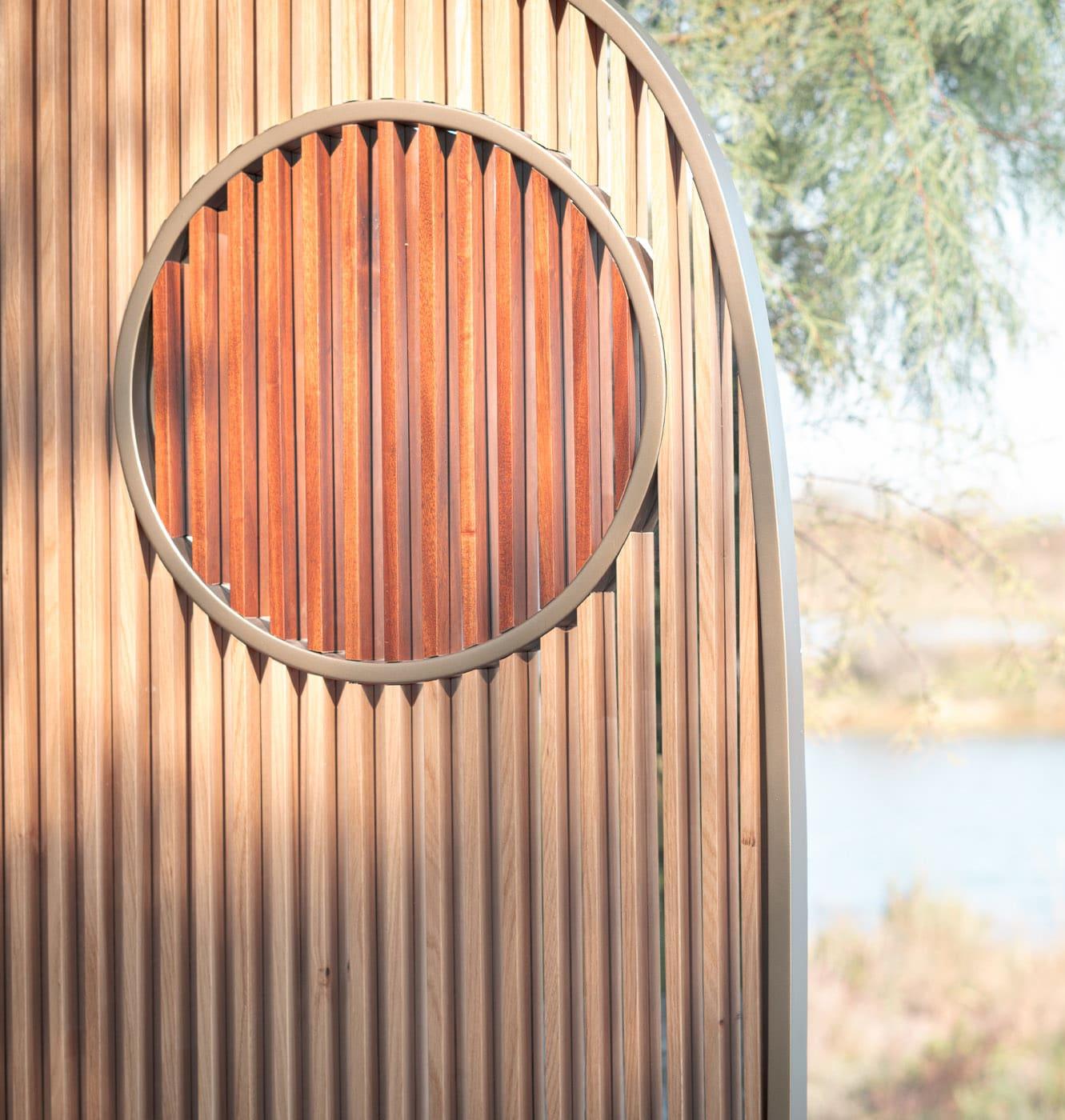 Sculptural Wall Mirror