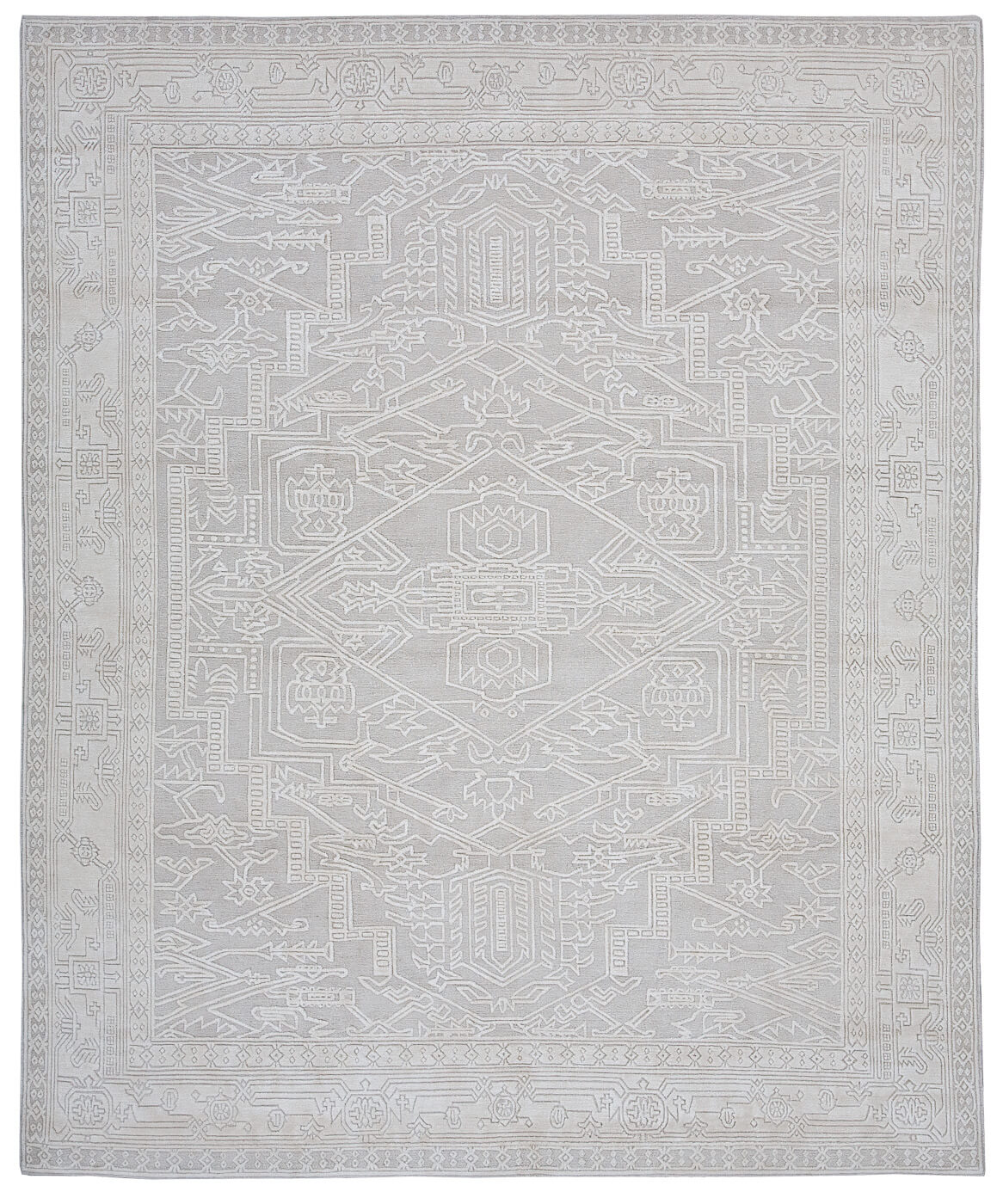 Heriz Light Grey Rug