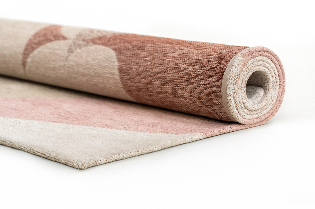 Stones Cherry Mocha Rug | Size: 140 × 200 cm