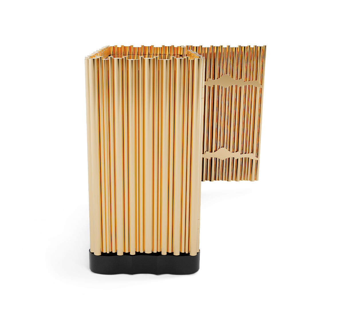 Harmony 2-Doors Gold Sideboard