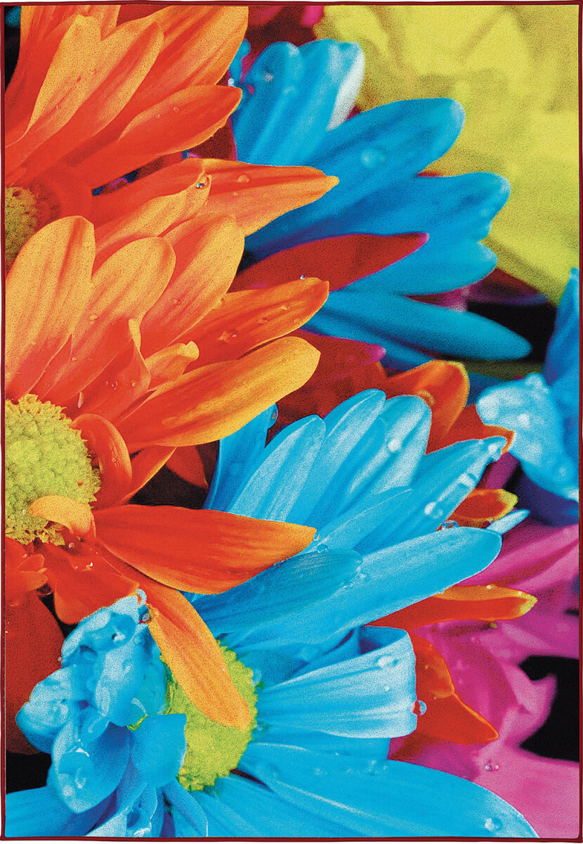 Nylon 100% Colorful Kids Area Rug Artemisa Rainbox 008 | Size: 133 x 190 cm