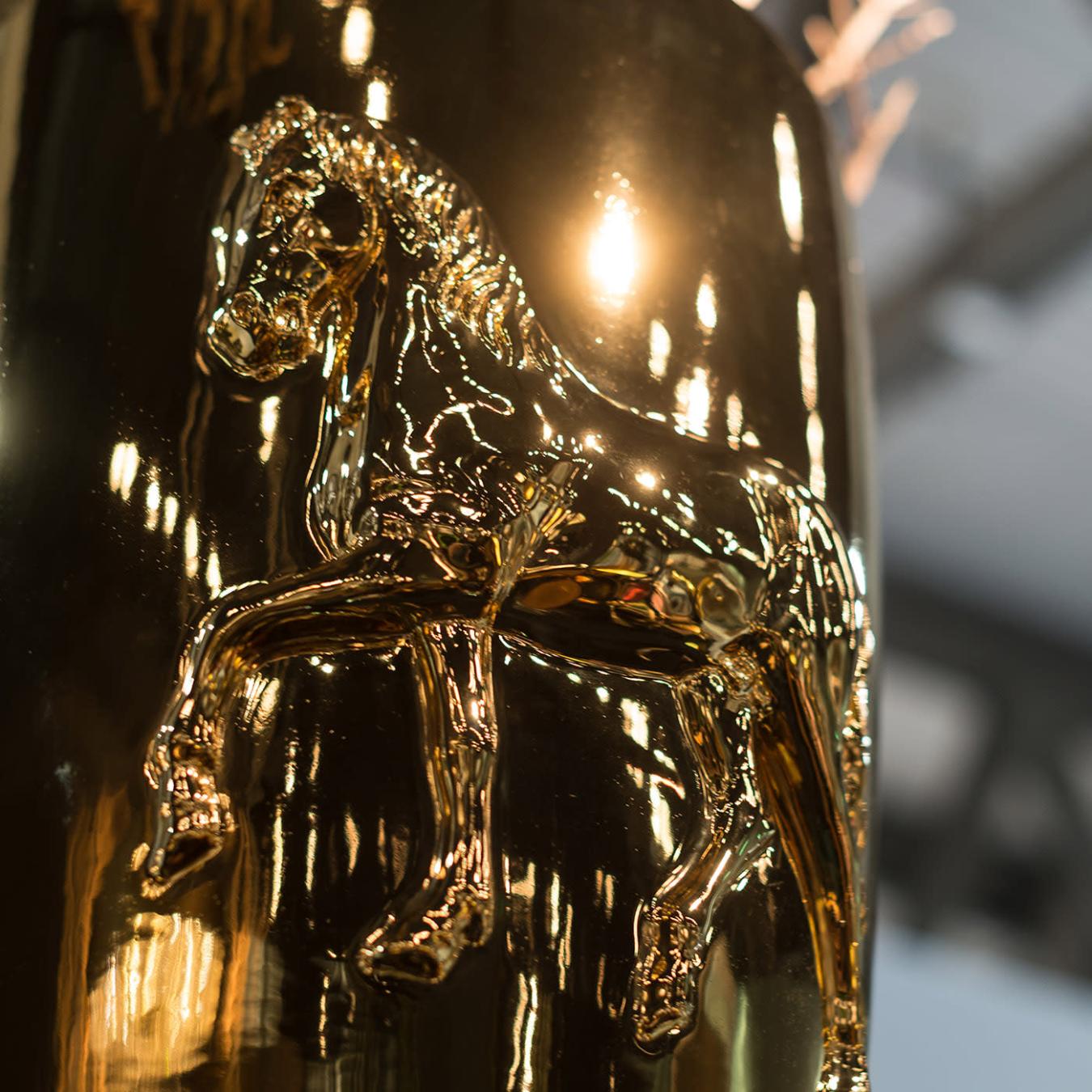 Obice Horse Sculpted Vase