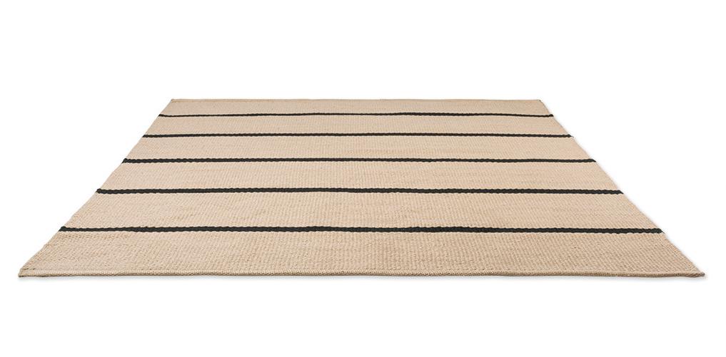 Deck Charcoal Black Outdoor Rug