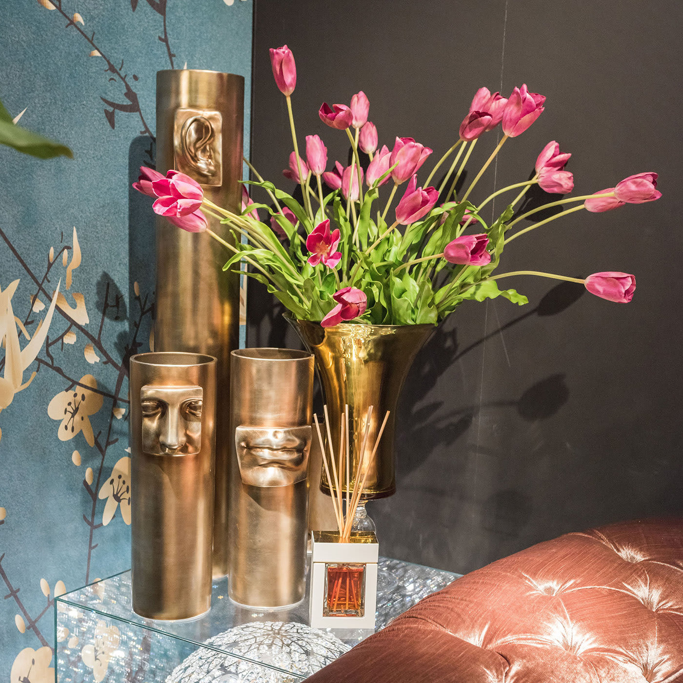 David Mouth Sculpted Vase