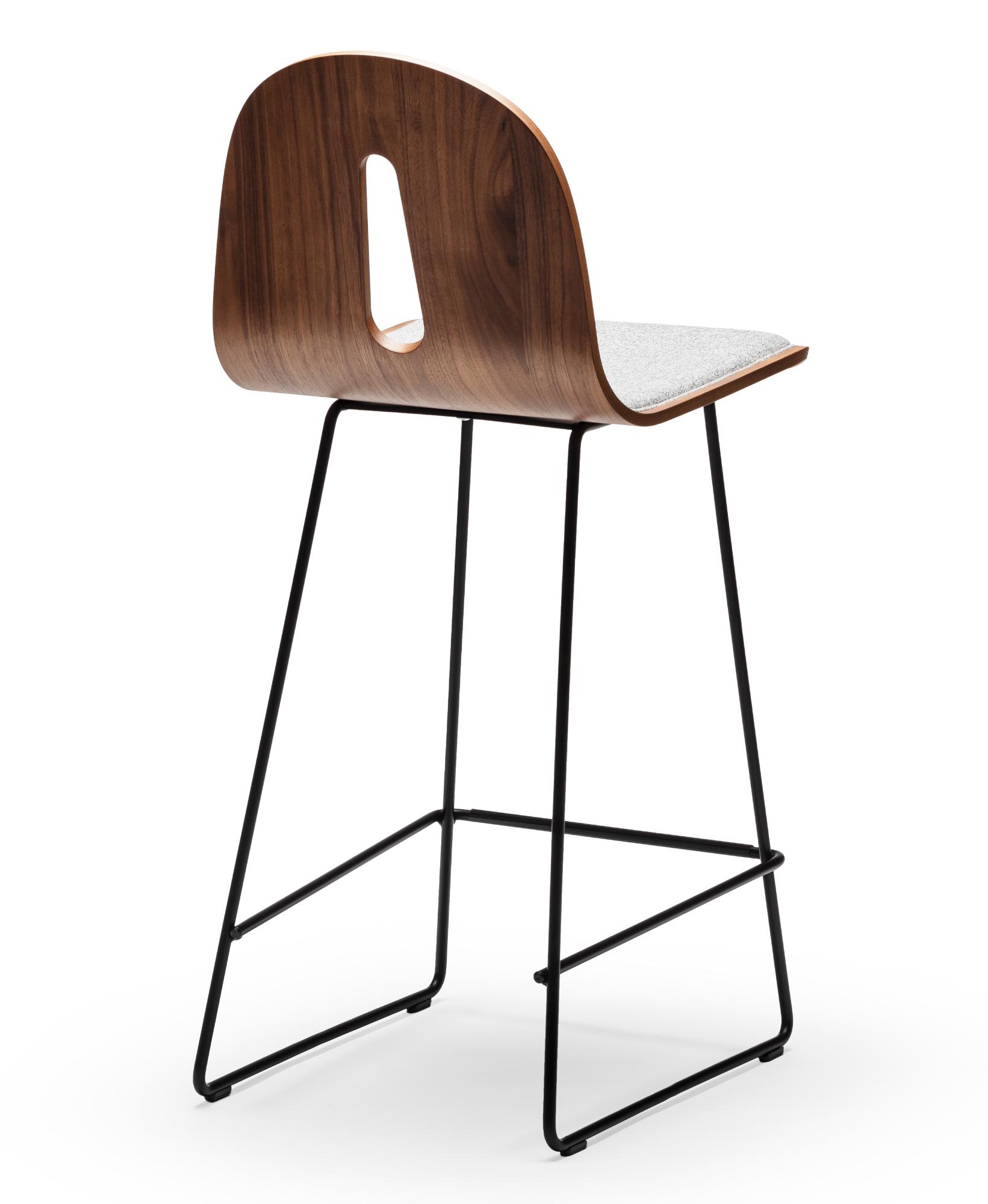 Gotham Grey Bar Stool
