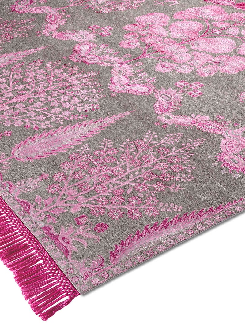 Mughal Pink Handmade Luxury Rug