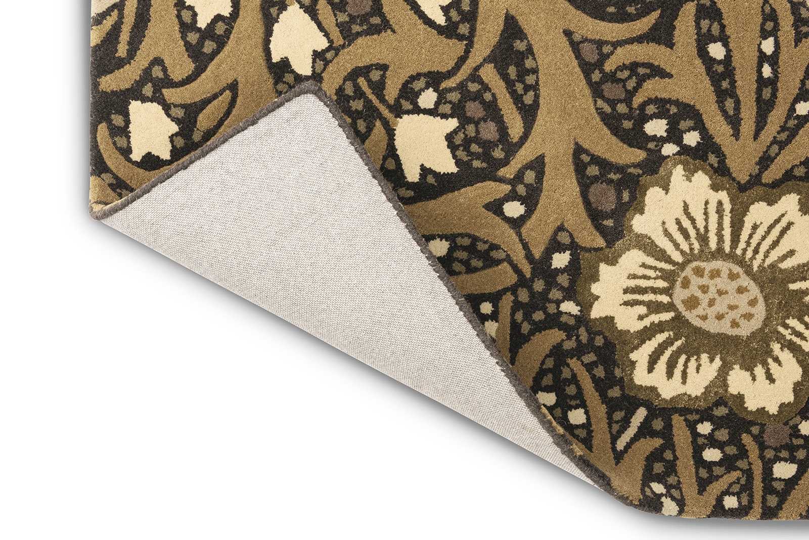 Seaweed Charcoal / Mustard 127006 Rug