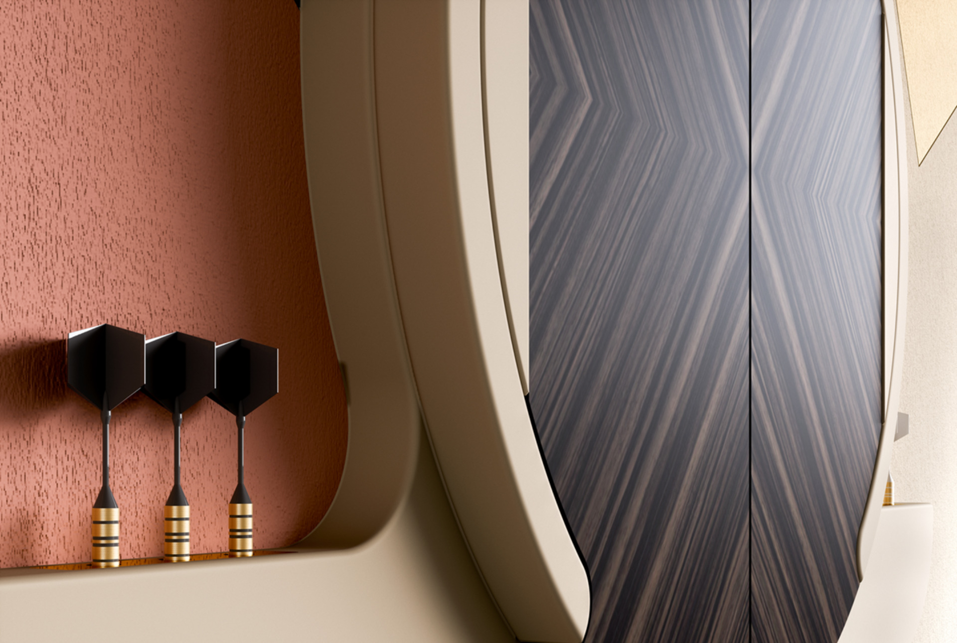 Argo20 Artisan Dartboard Cabinet