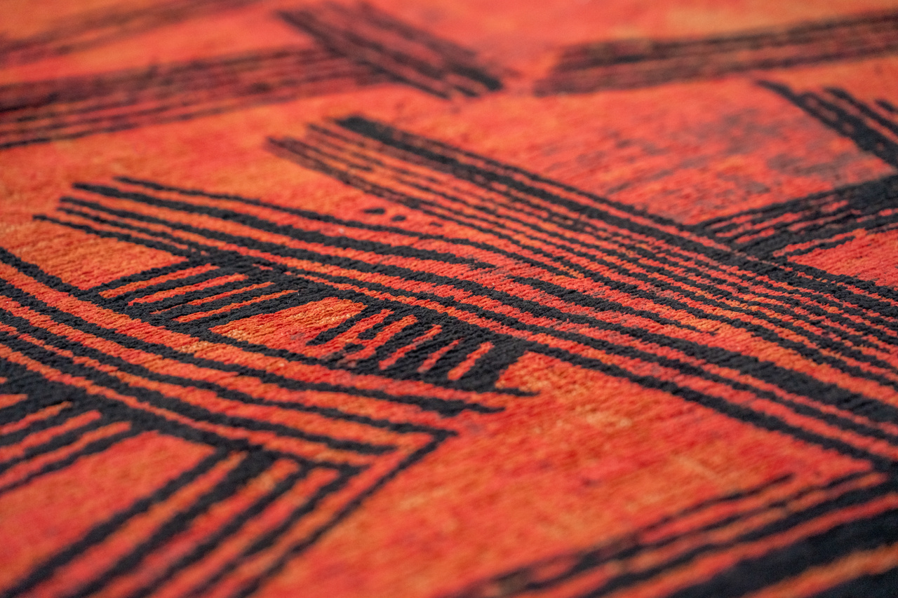 Kanji Ginger Chocolate Rug