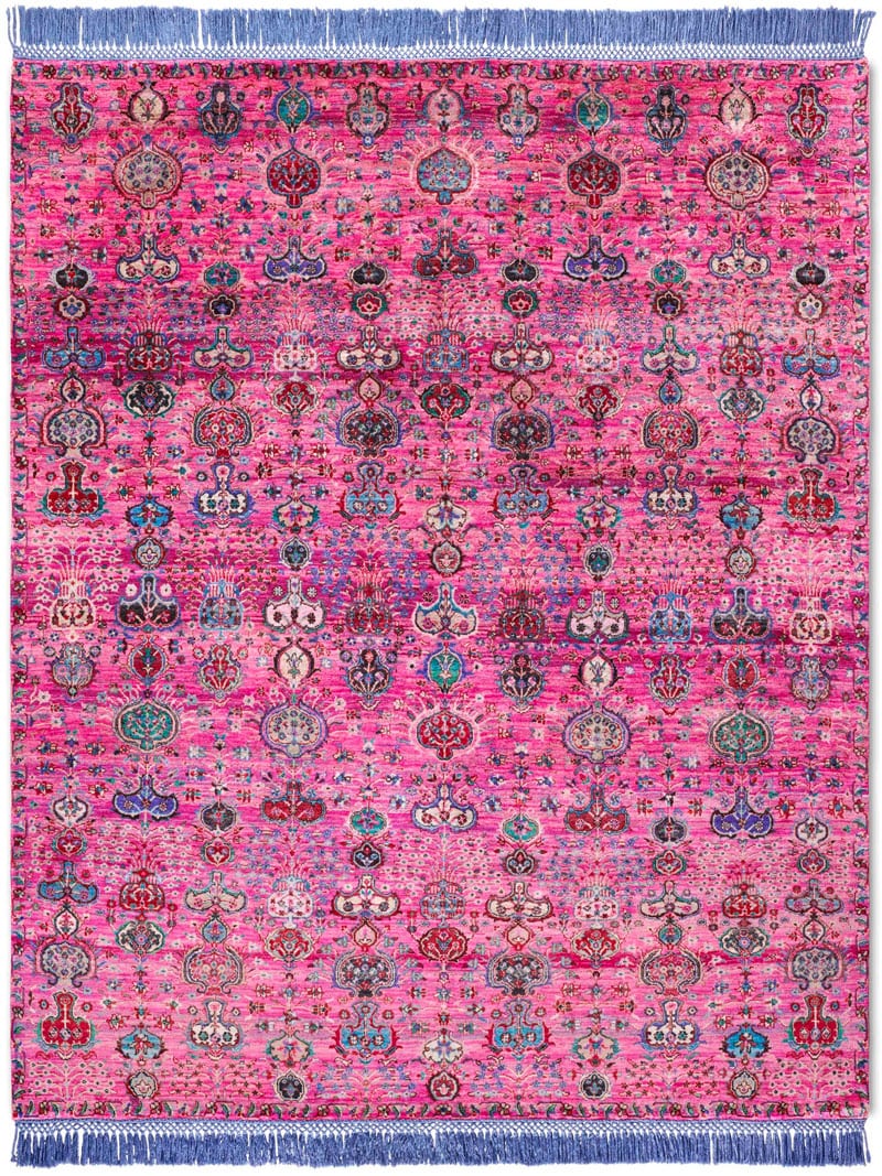Isfahan Pink Handmade Luxury Rug