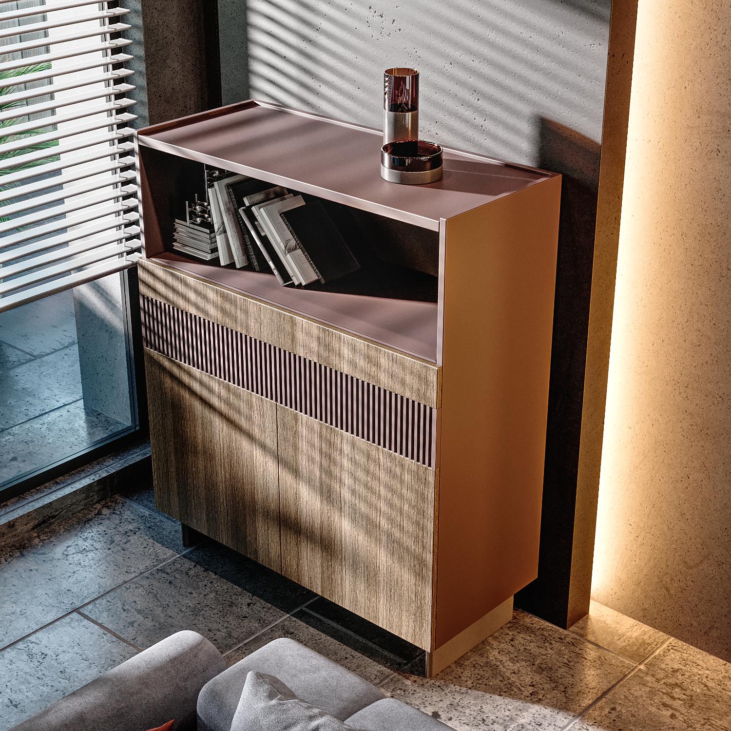Diana Dark Finish Sideboard