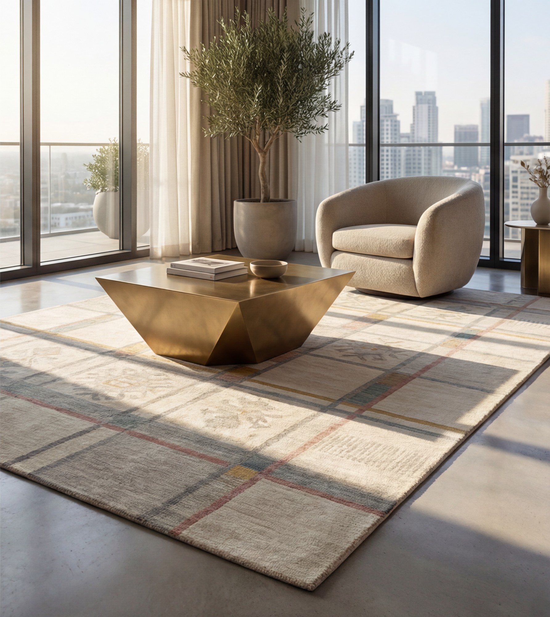 Grid Archive Rug
