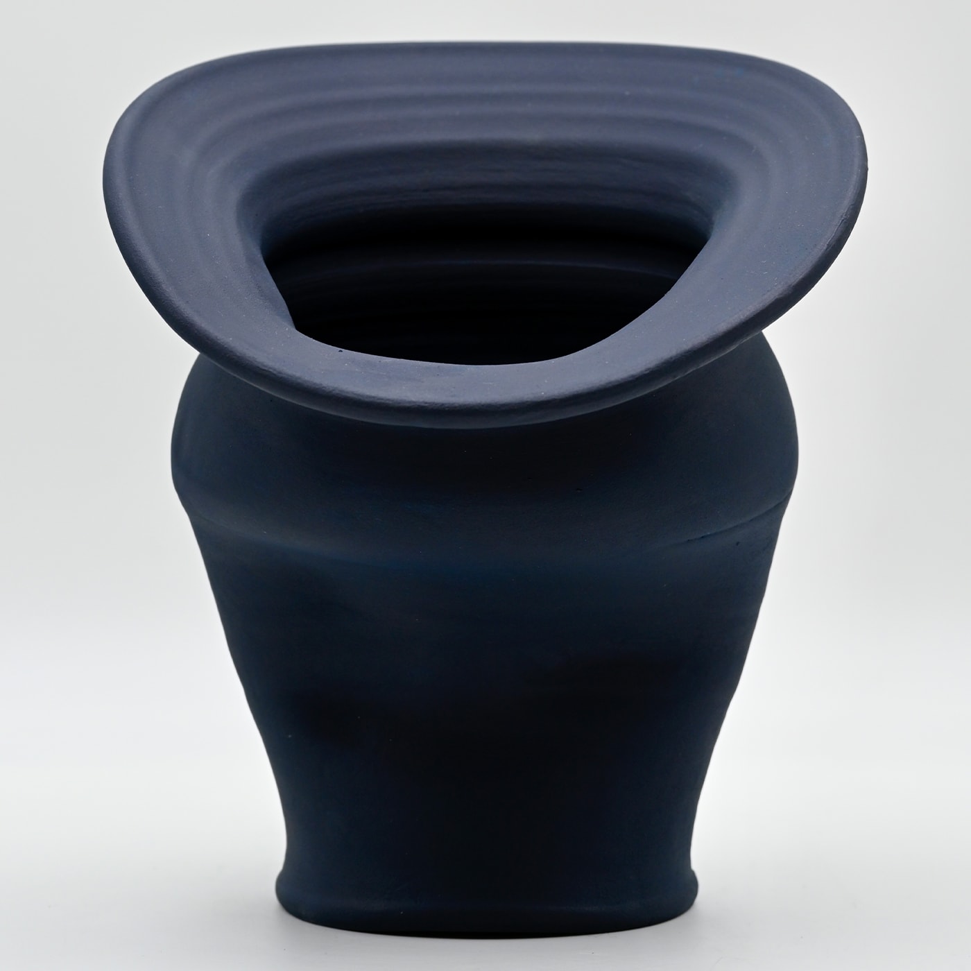 Classic Crafted Blue Vase from Italy