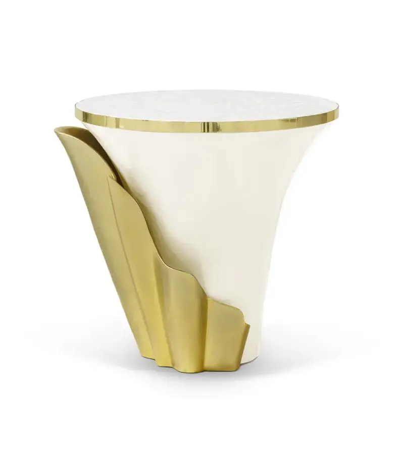 Solstice Mother Of Pearl Side Table
