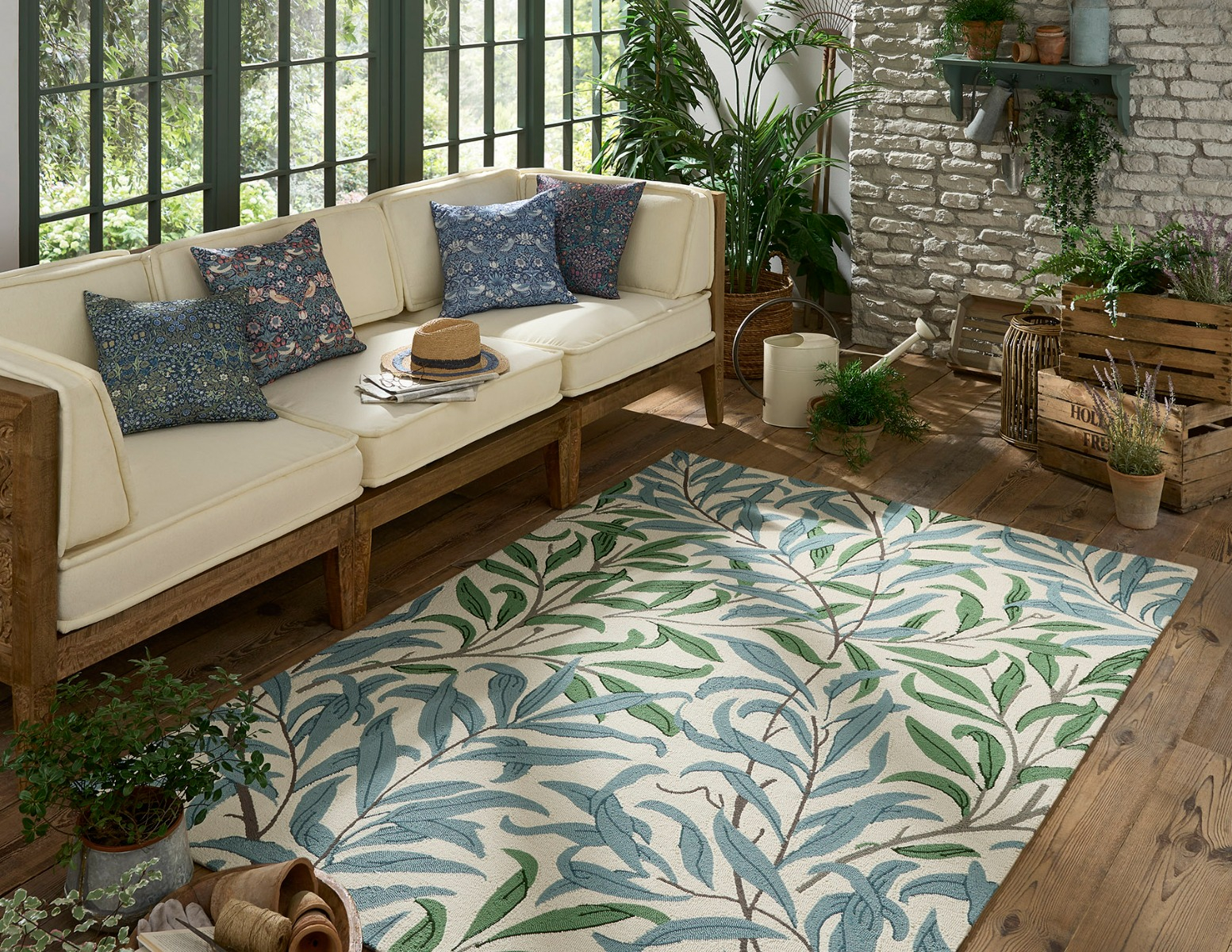 Willow B. Leafy Arb. outdoor 428607 Rug