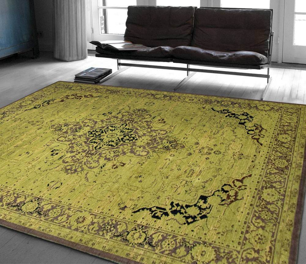 Heriz Olive Rug