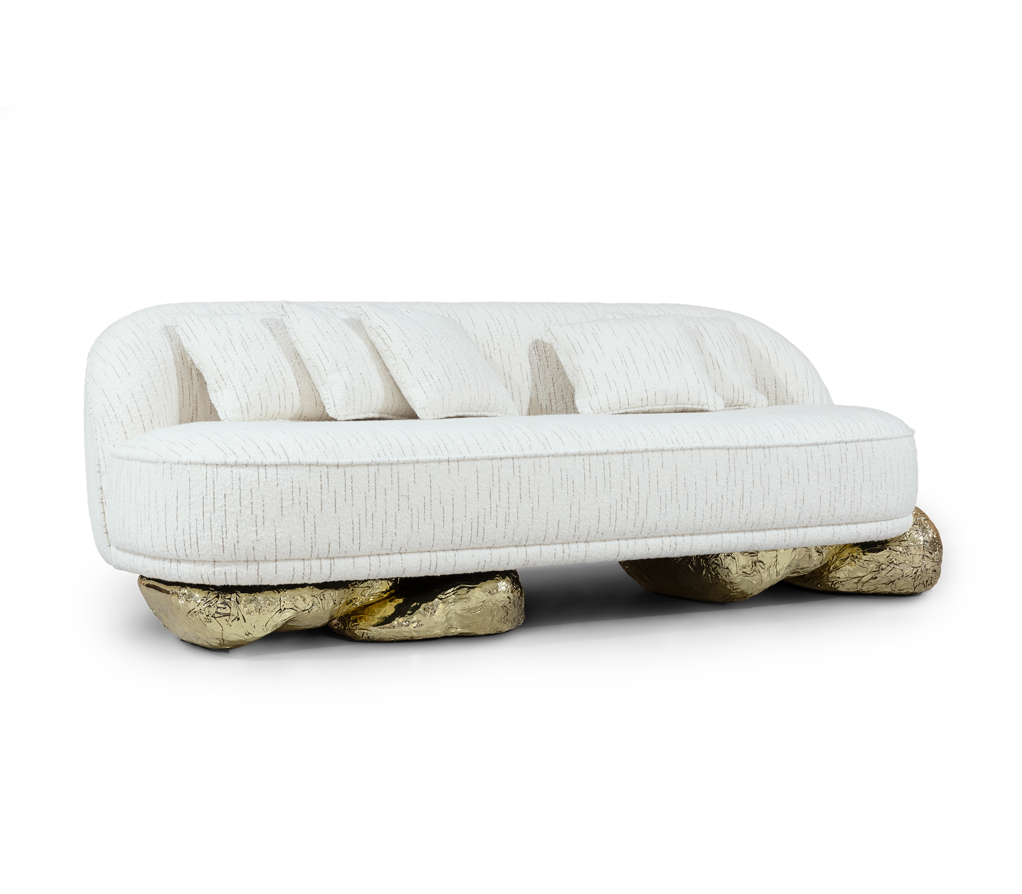 Angora White Luxe Sofa
