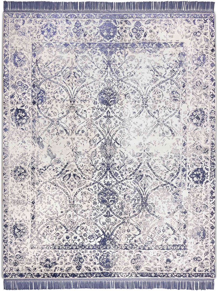 Mauve Grey Luxury Rug