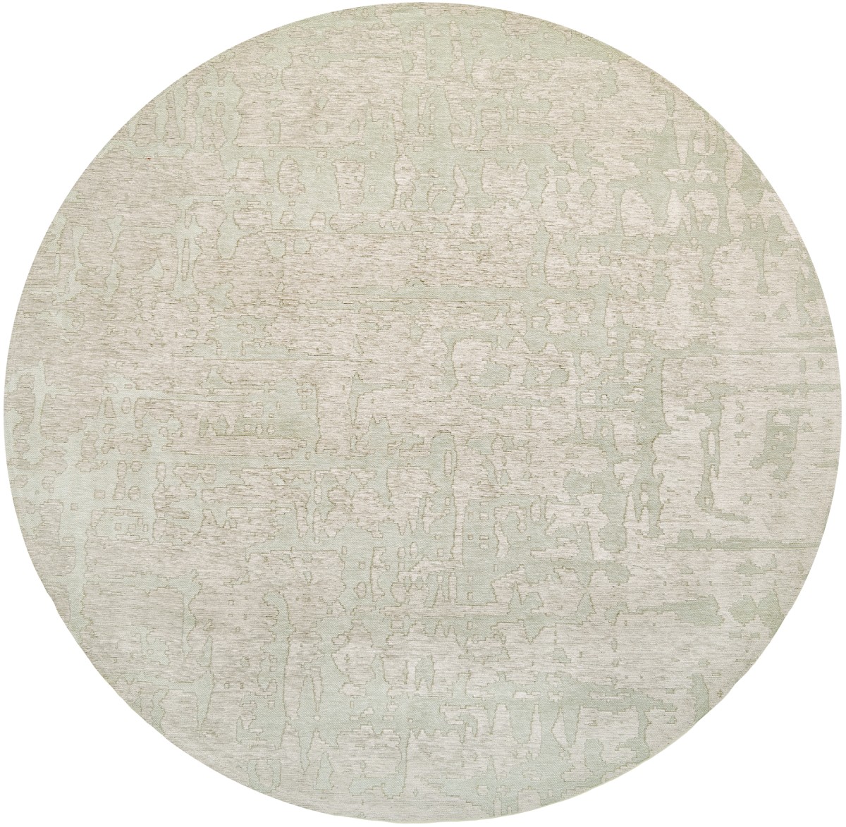 Dry Beige 9197 Round Rug