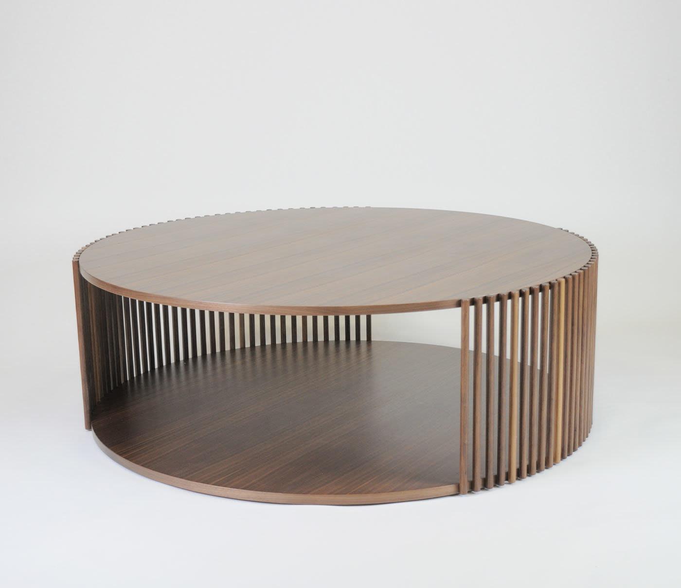 Round Wooden Coffee Table