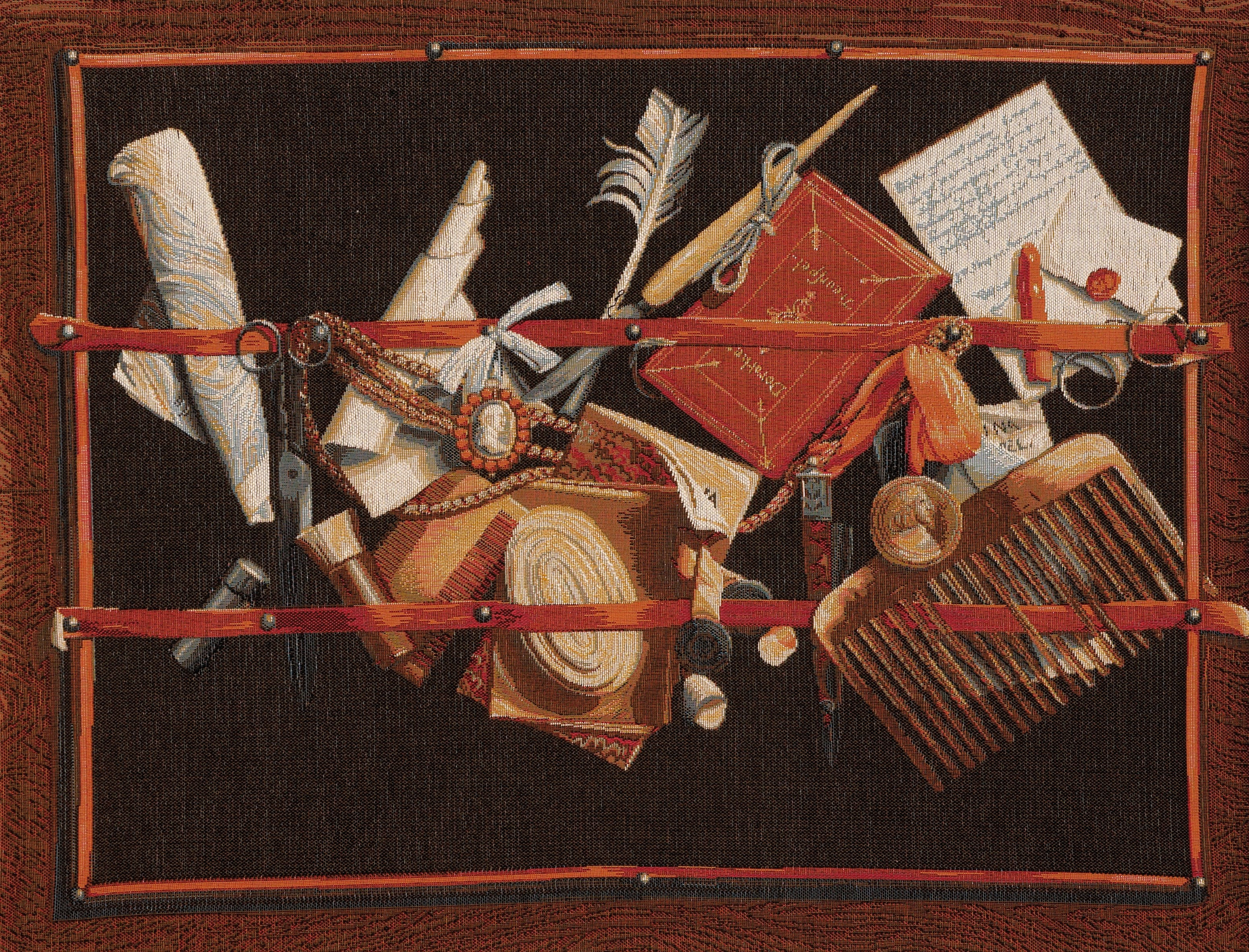 Cabinet of Curiosities, E. Collier Tapestry | Size: 50 × 67 cm