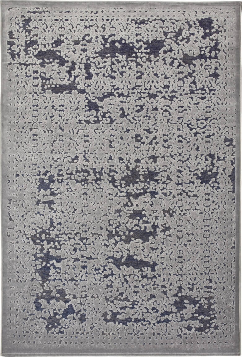 Antigua Viscose / Polypropylene Grey Rug