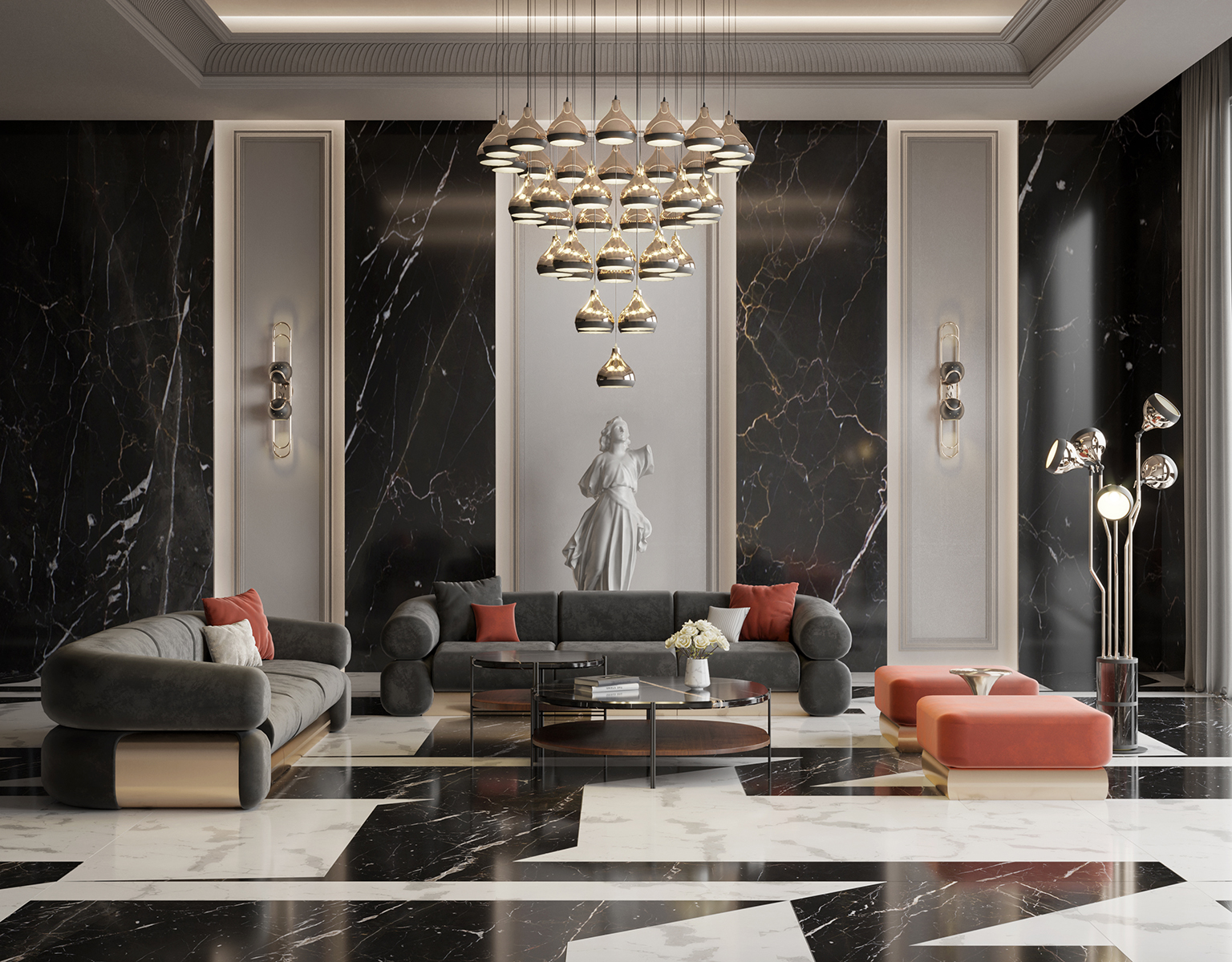 Elegance 41 Chandelier Suspension Lamp - 9