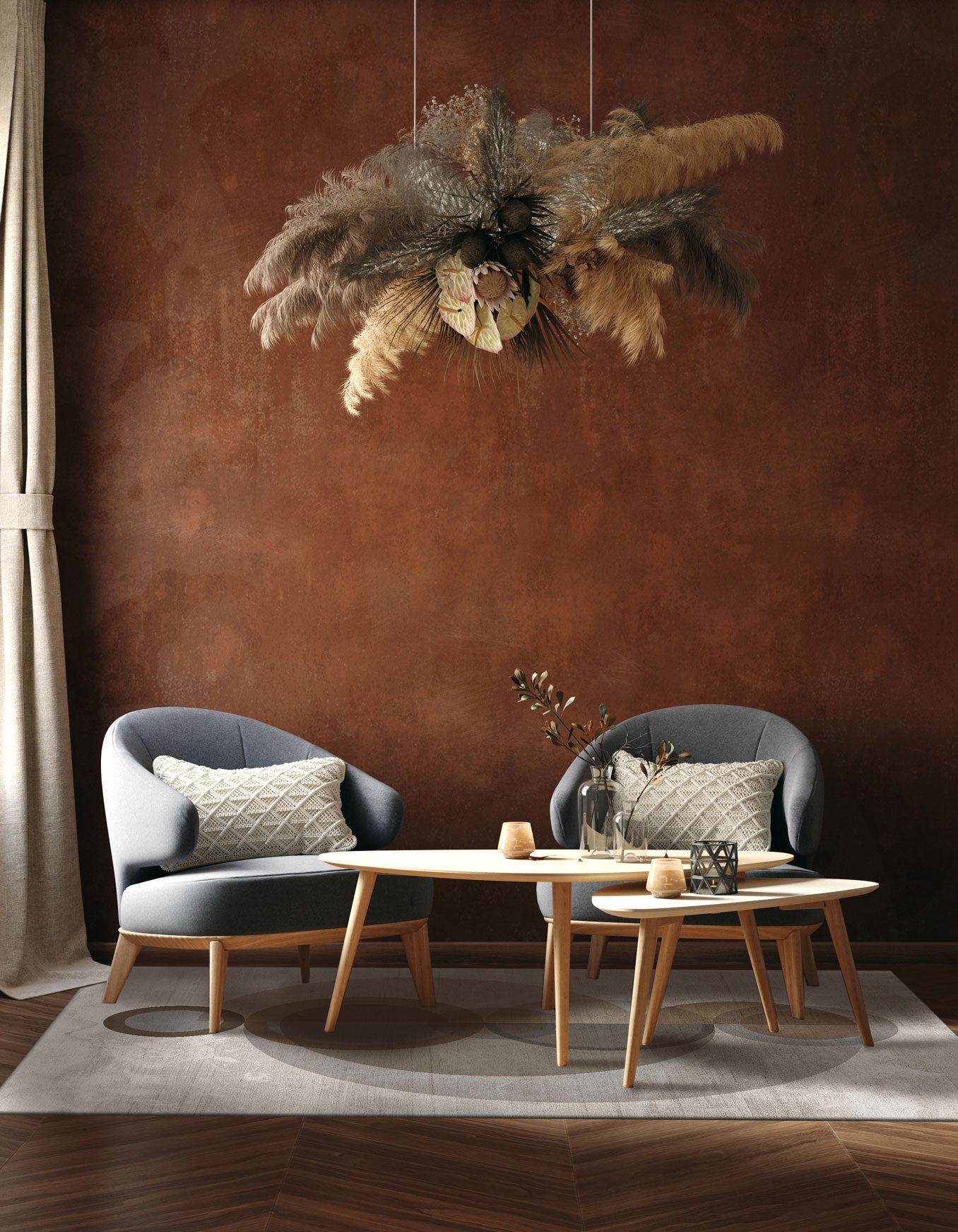 Dancer Amazonas Brown Rug
