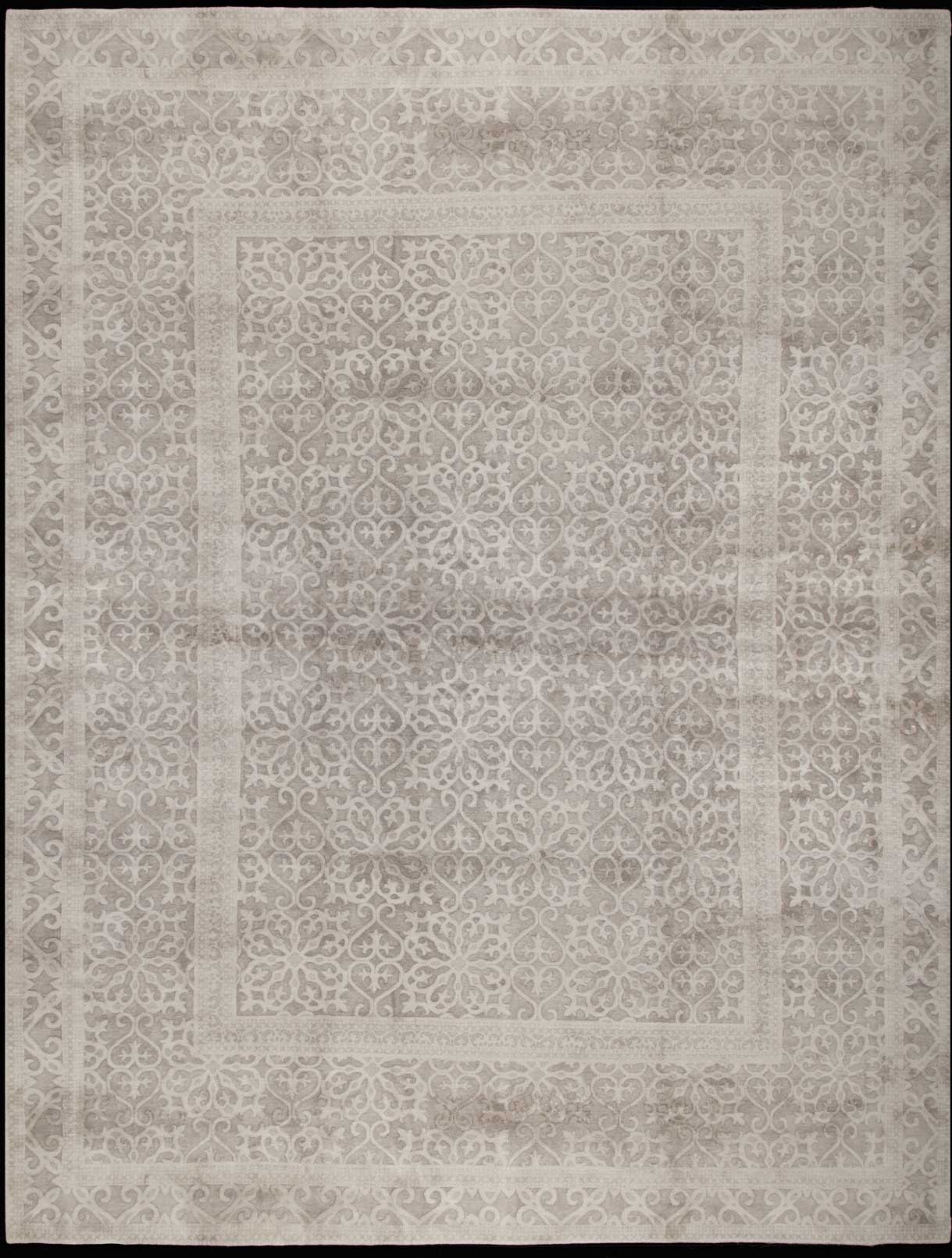 Leela Grey Rug ☞ Size: 360 x 450 cm