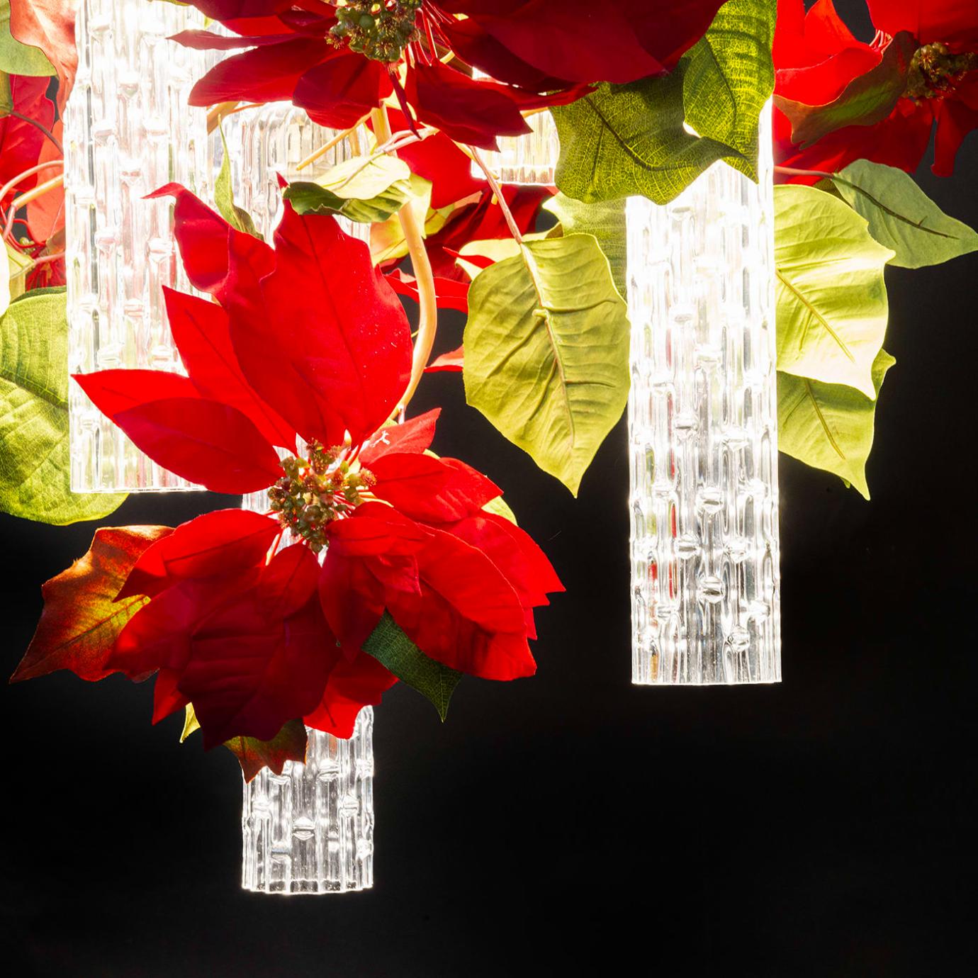 Poinsettia Decorative Chandelier