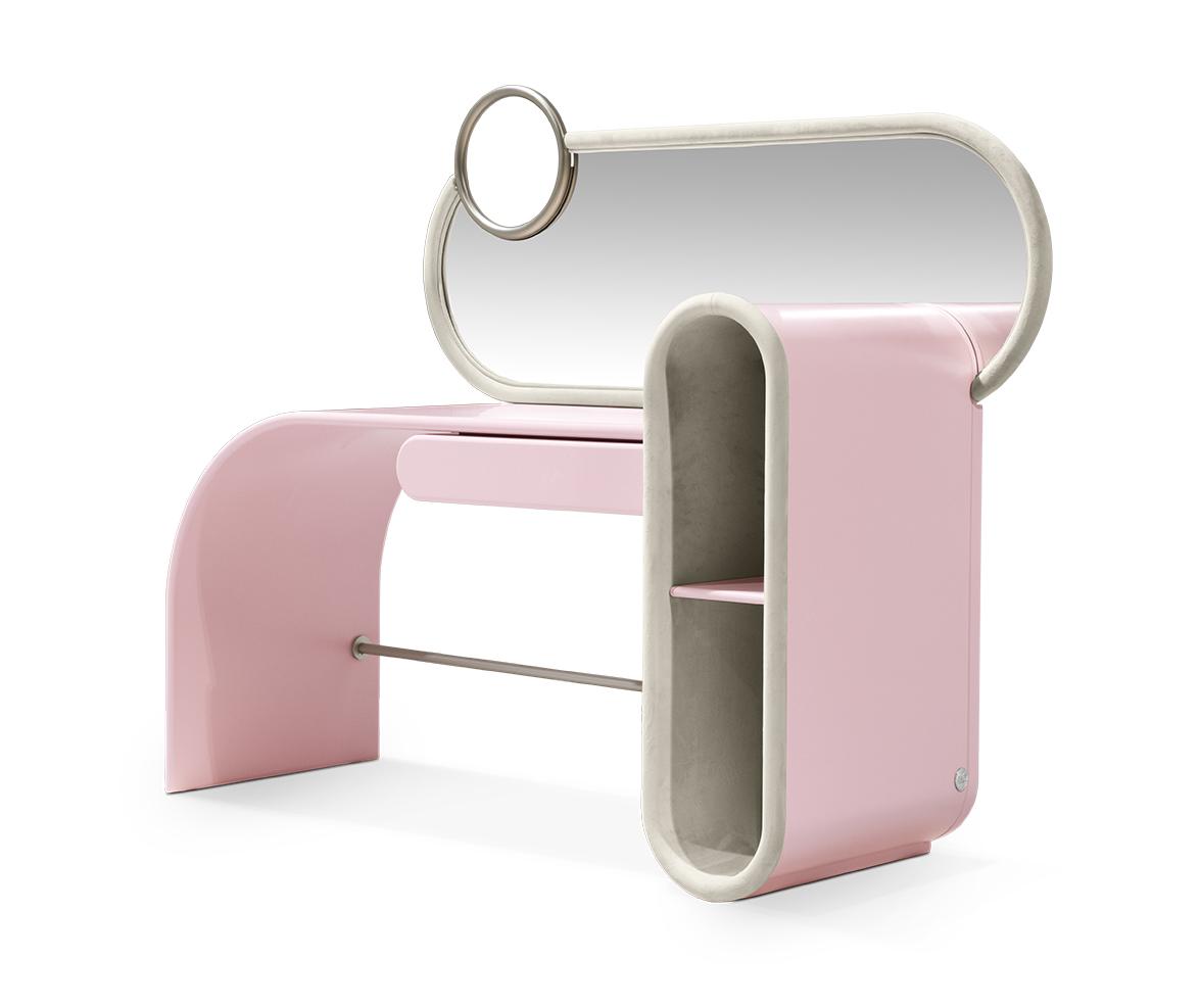 Candy Pop Pink Vanity Table