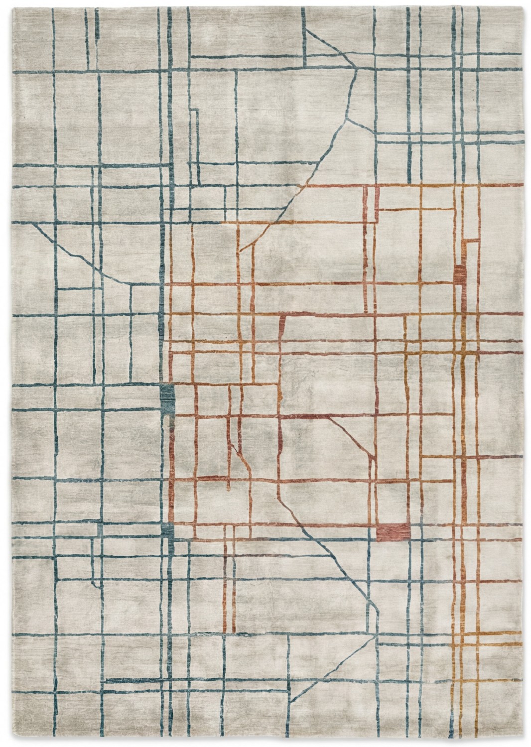 Linen Grid Rug